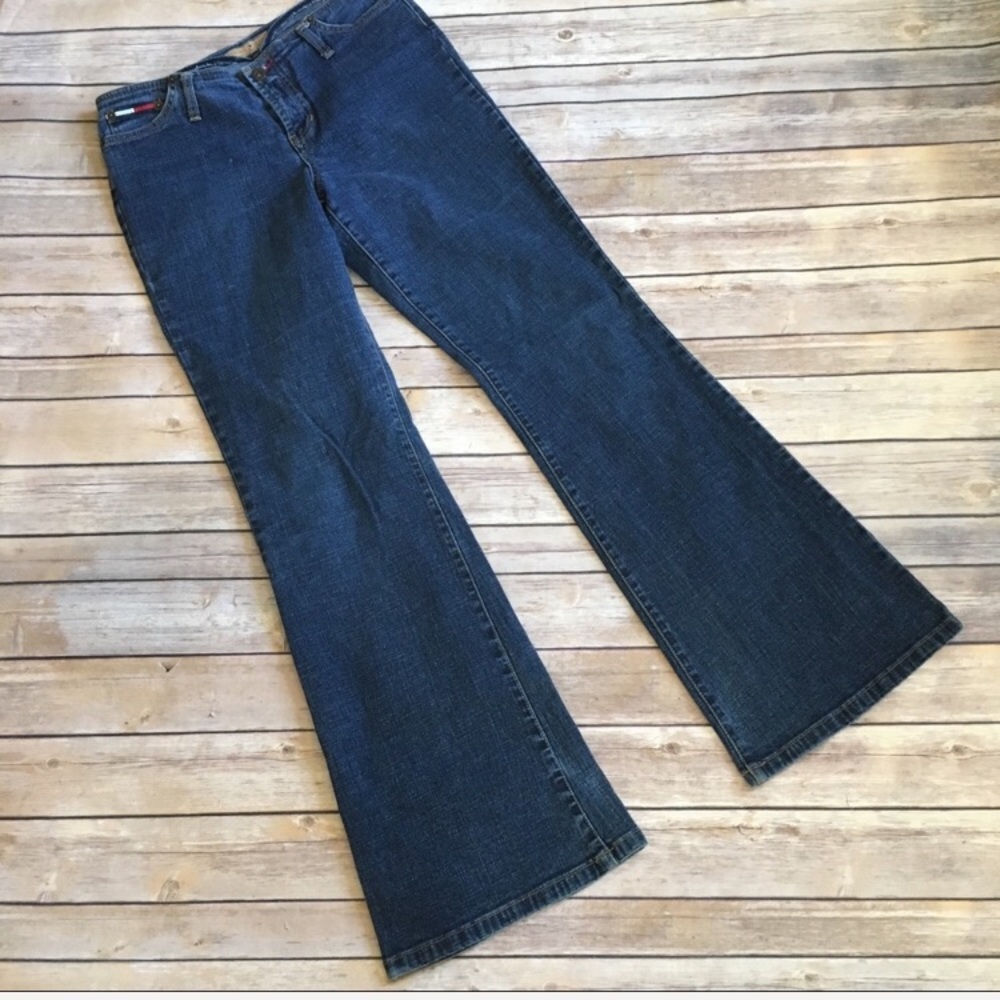 TOMMY HILFIGER low rise retro y2k flare jeans